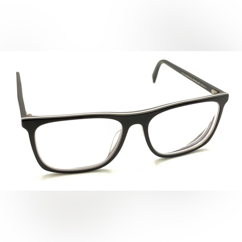 Warby Parker Unisex Fletcher Frames in Matte Black with Case and Cleaning Cloth